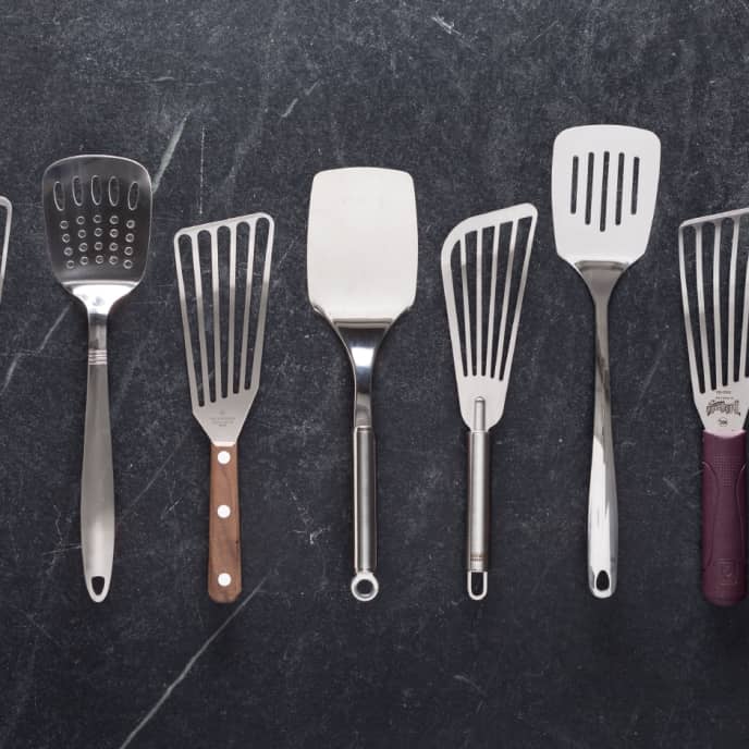 What is a metal spatula used for store